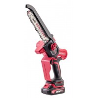  Akumuliatorinis grandininis mini pjūklas WORCRAFT 8" 20V LI-ION 2x2.0Ah lagamine